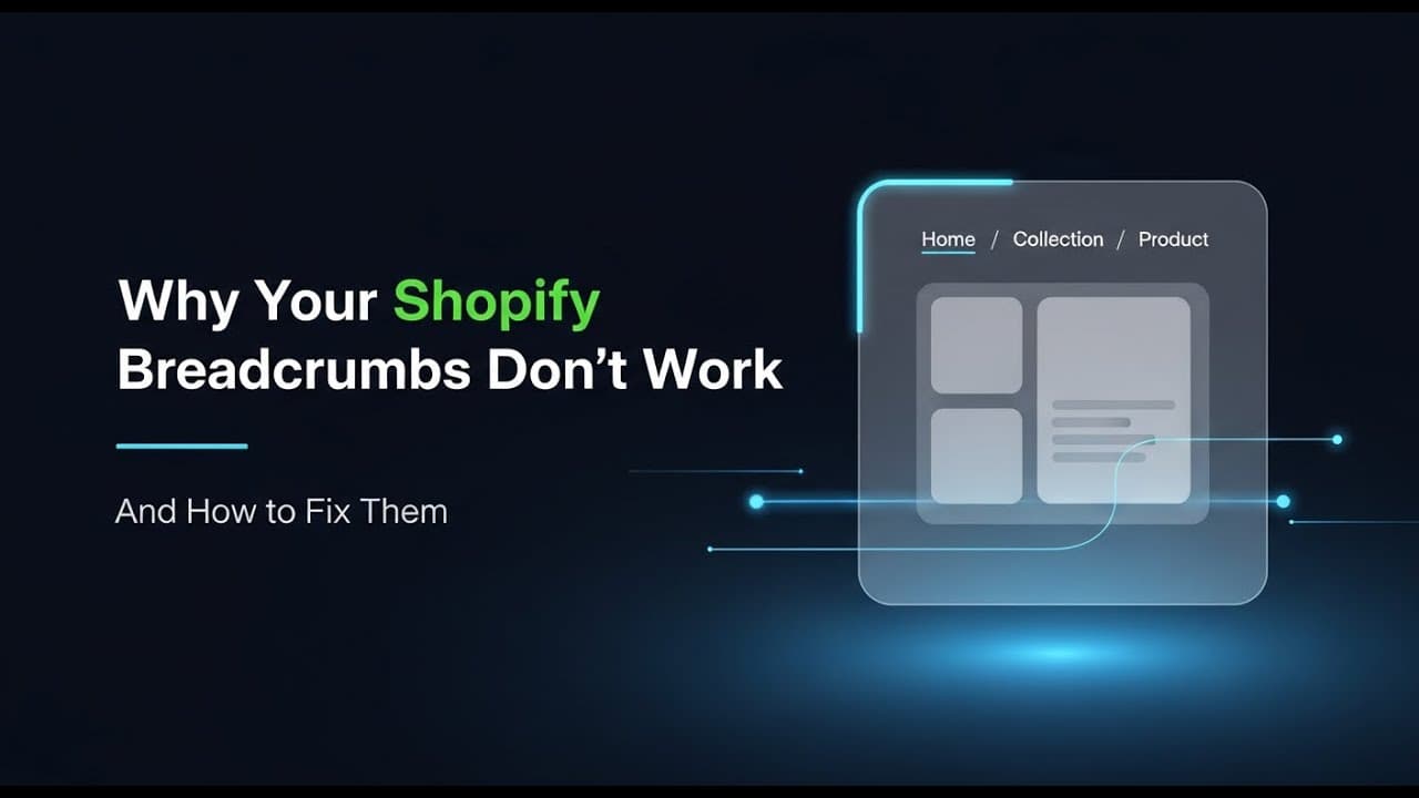 Why Your Shopify Breadcrumbs Don't Work And How to Fix It