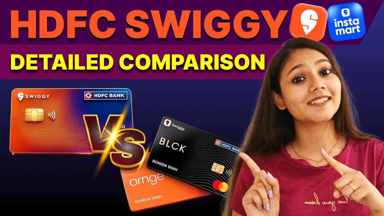 HDFC Swiggy VS HDFC Swiggy ORNGE VS HDFC Swiggy BLCK | Detailed Comparison | NO MORE CONFUSIONS!