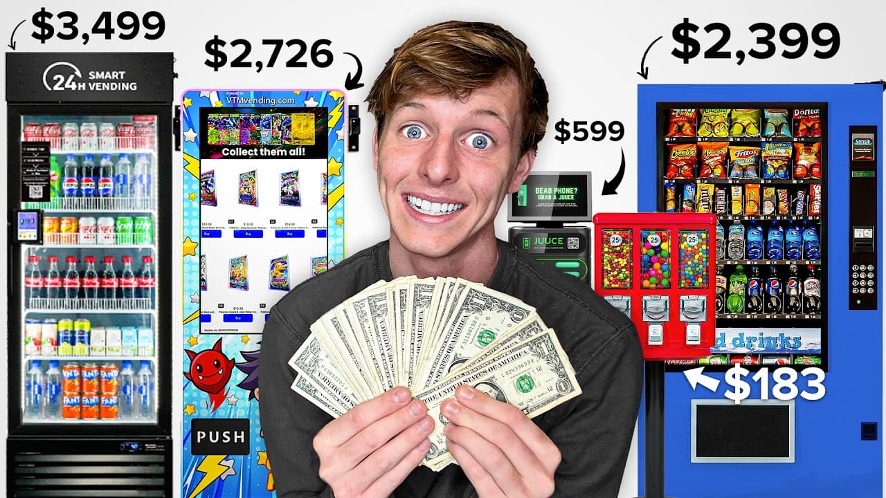 I Tested Vending Machines at EVERY Price Point