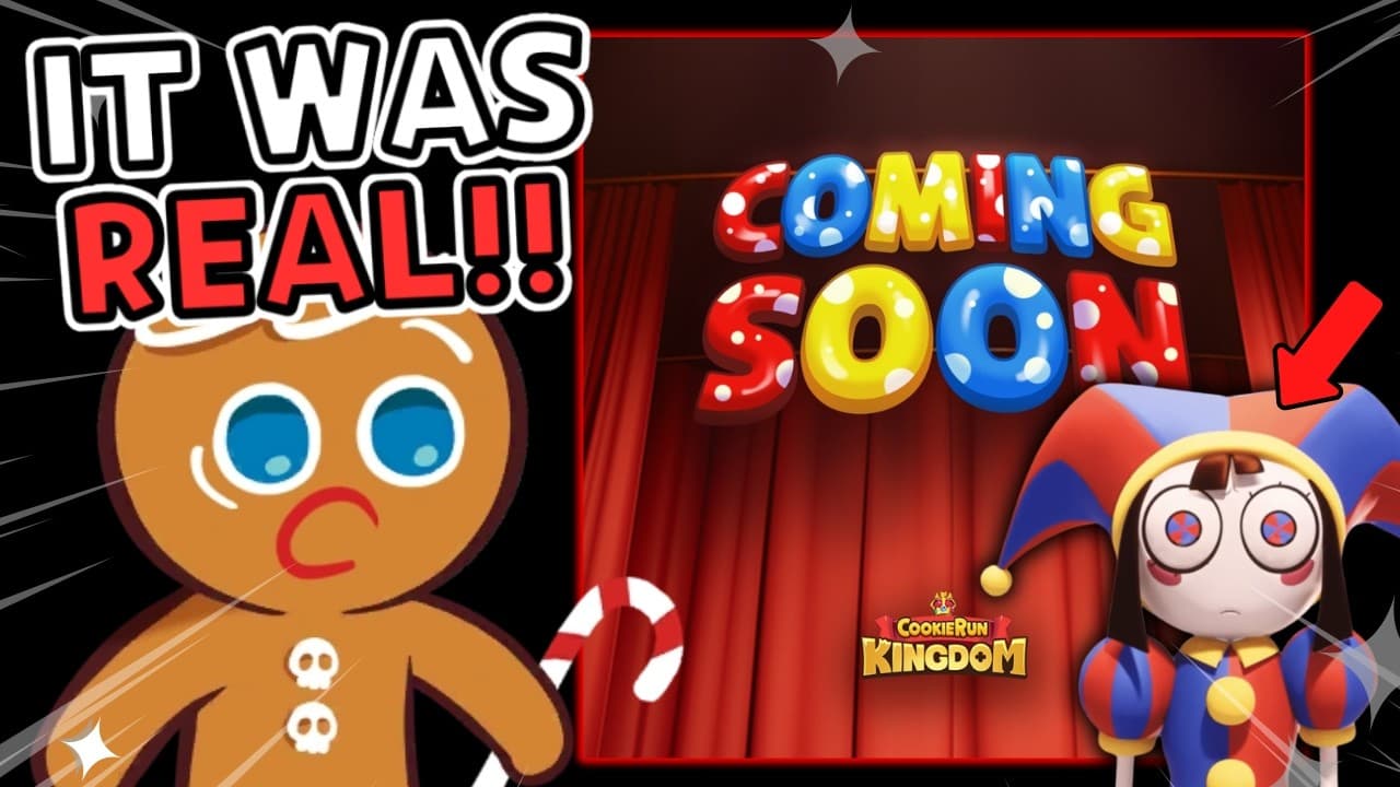 LEAKS WERE REAL! The Amazing Digital Circus x Cookie Run Kingdom Incoming!