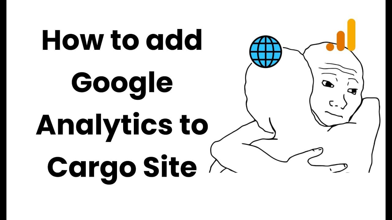 How to add Google Analytics to Cargo Site