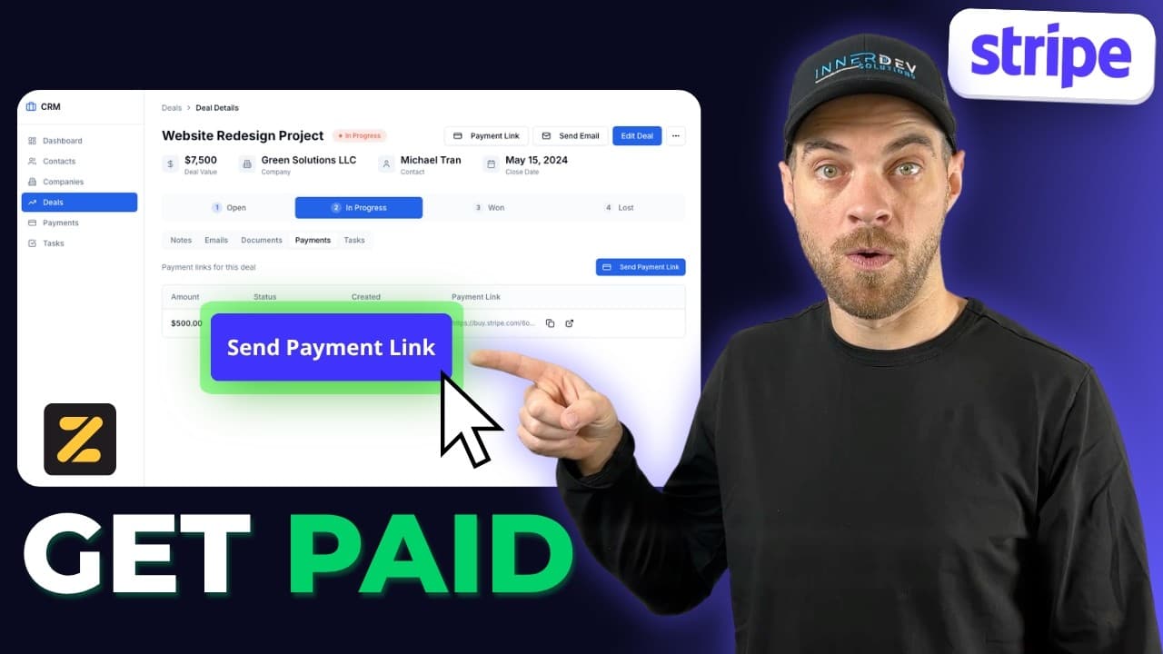 Collect Stripe Payments Inside Zite (No Code)
