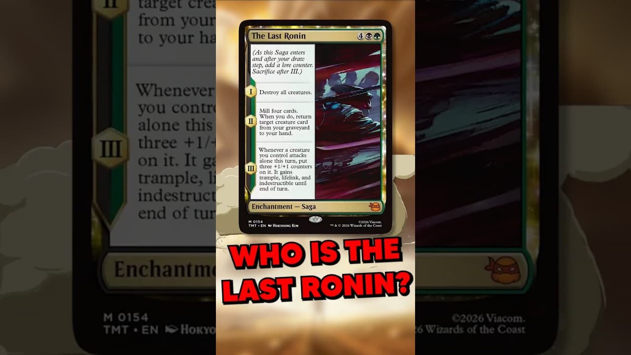 🐢WHO IS THE LAST RONIN?! 🐢