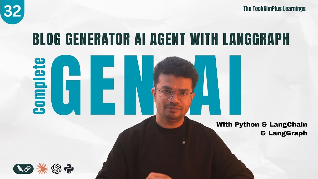 #32 Build a Multi-Agent Blog Generator with Human-in-the-Loop | LangGraph + LangChain #langgraph