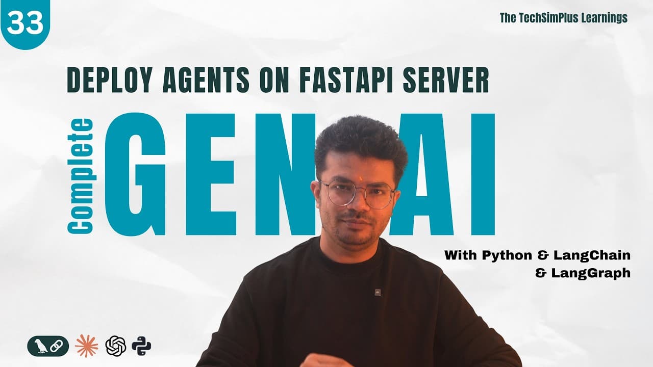 #33 Deploy Your AI Agent with FastAPI + LangSmith Studio + LangServe (Full Tutorial) #langchain