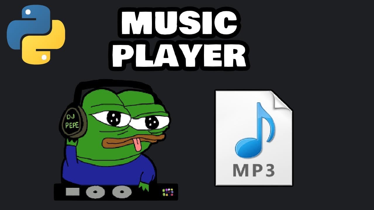 Build a music player with Python! ๐ถ