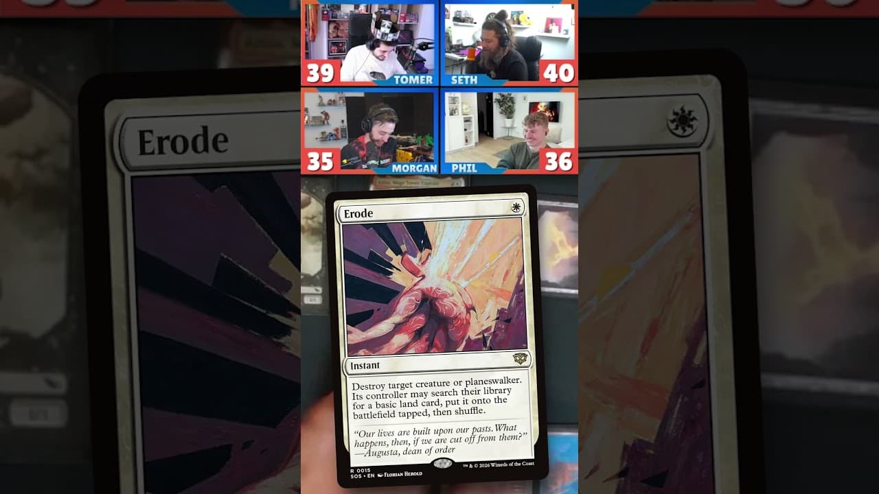 Erode: I'm a Believer... on Targeting your own Creatures #mtg #mtgcommander #commanderclash