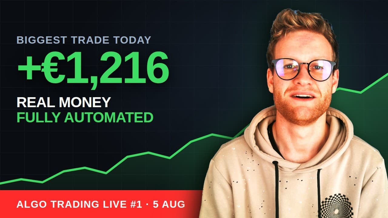 Algo Trading Live #1: +1216€ Profit with the Gold Range Breakout