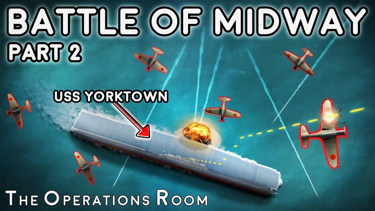 The Battle of Midway (2/2) - Sink the Japanese Carriers! - Animated