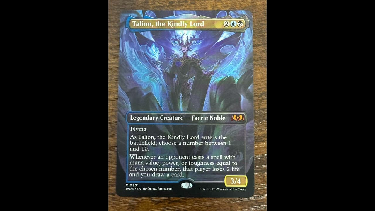 Best Number for Talion, the Kindly Lord in Commander #mtgcommander #mtg