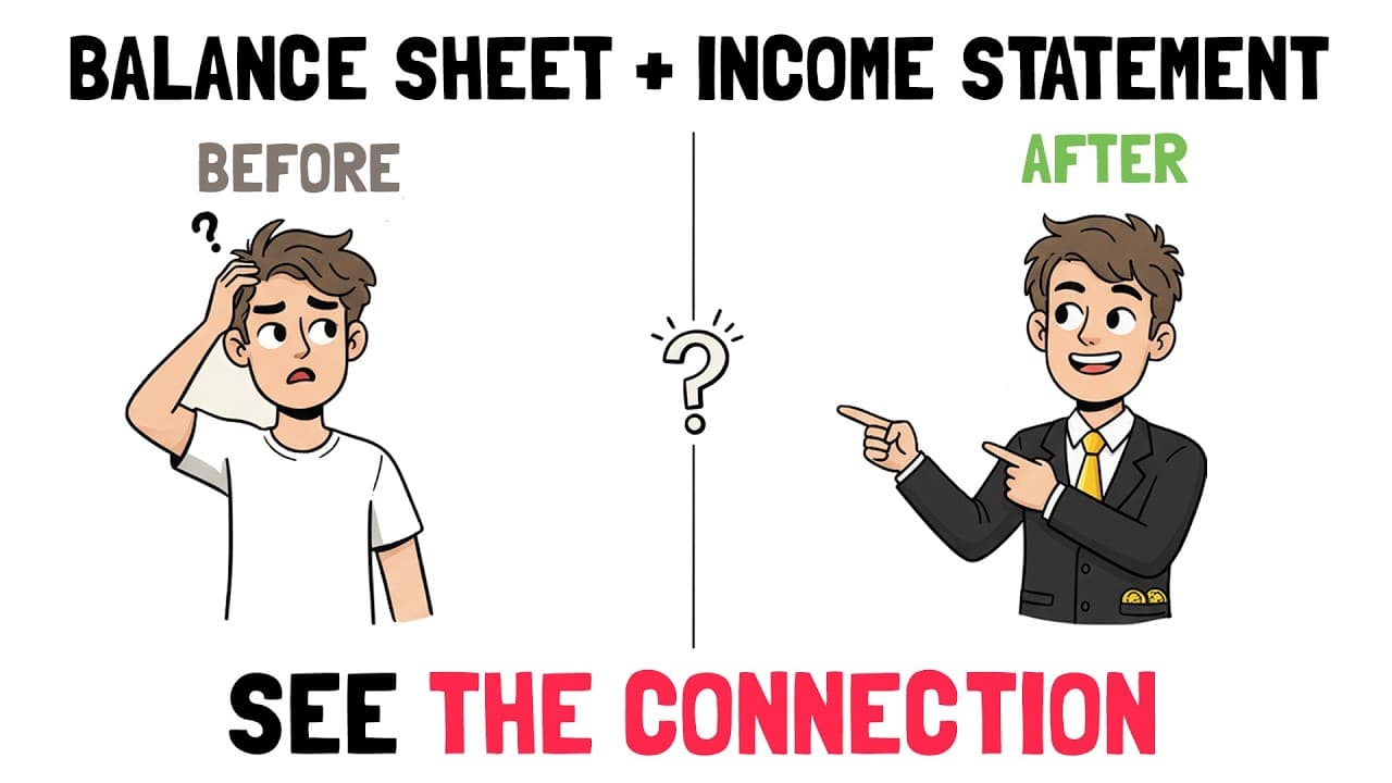 Balance Sheet Income Statement Relationship Explained in 8 minutes