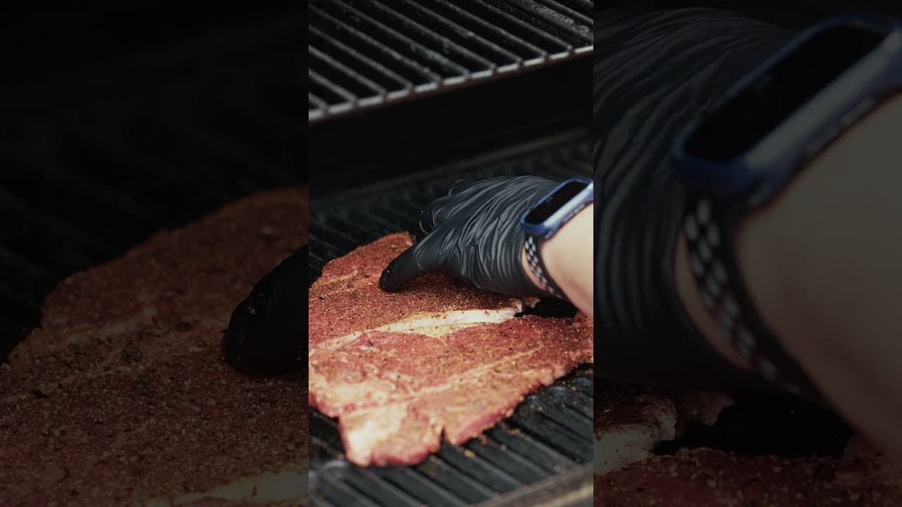 Steak for Breakfast 🍳 🥩 #oklahomajoes #recipe #bbqmeat #charcoal #cooking #bbq