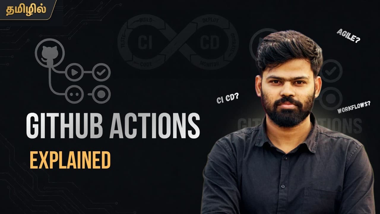 GitHub Actions Tutorial in Tamil | CI/CD Explained for Beginners | DevOps | Part - 1
