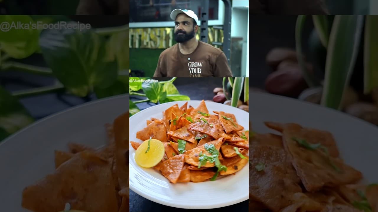 Instant Roti Snack Recipe 🍟 | Quick & Crunchy Snack By Nitesh Soni #shorts