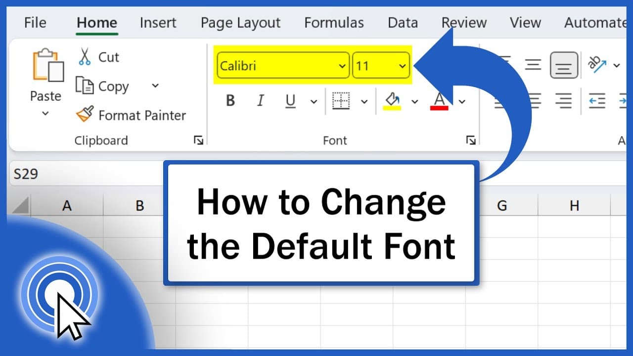 How To Change the Default Font in Excel (Quick & Easy)