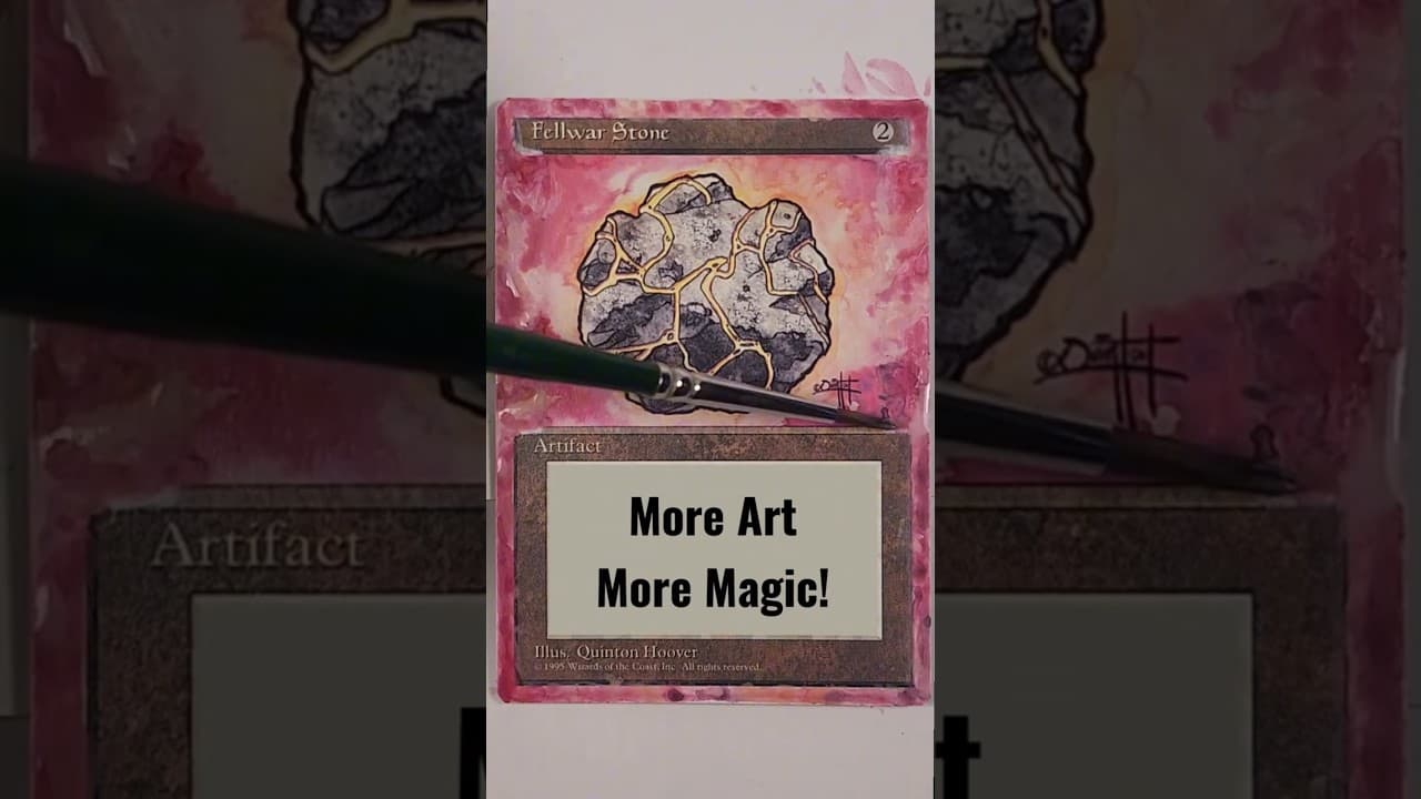 Fellwar Stone Extended White-Border MTG Alter
