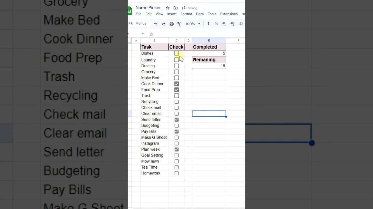 Make you to-do lists pop with this combo of tricks in Excel and Google sheets #excel #exceltips